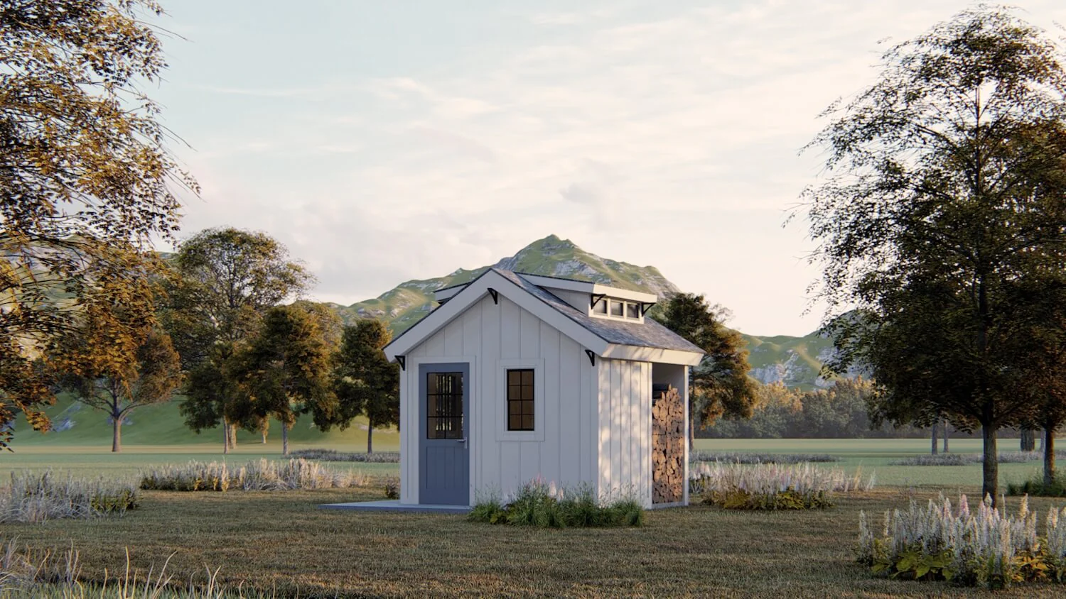 Farmhouse Storage Shed Outbuilding - Image 2
