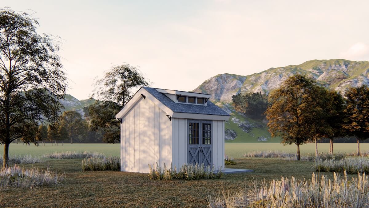 Farmhouse Storage Shed Outbuilding - Image 4