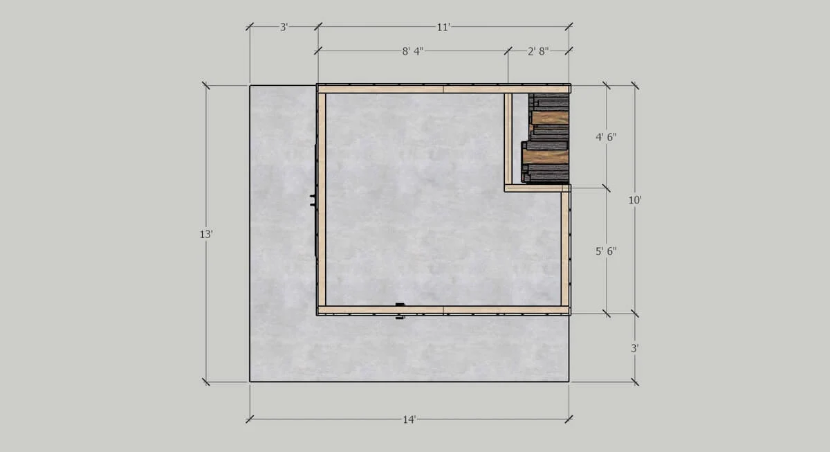 Farmhouse Storage Shed Outbuilding - Image 6