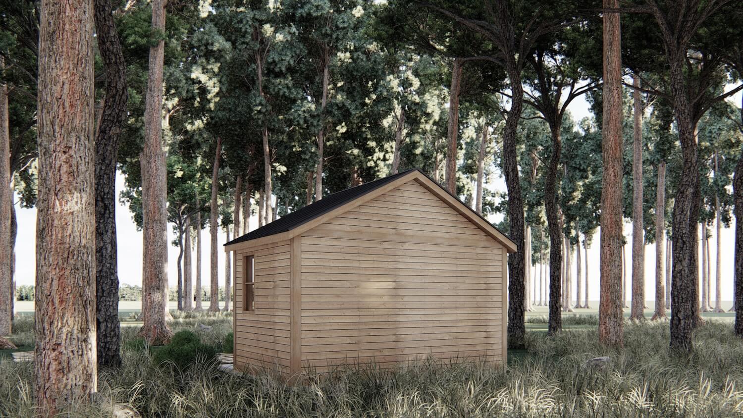 Woodland Storage Shed Outbuilding - Image 4