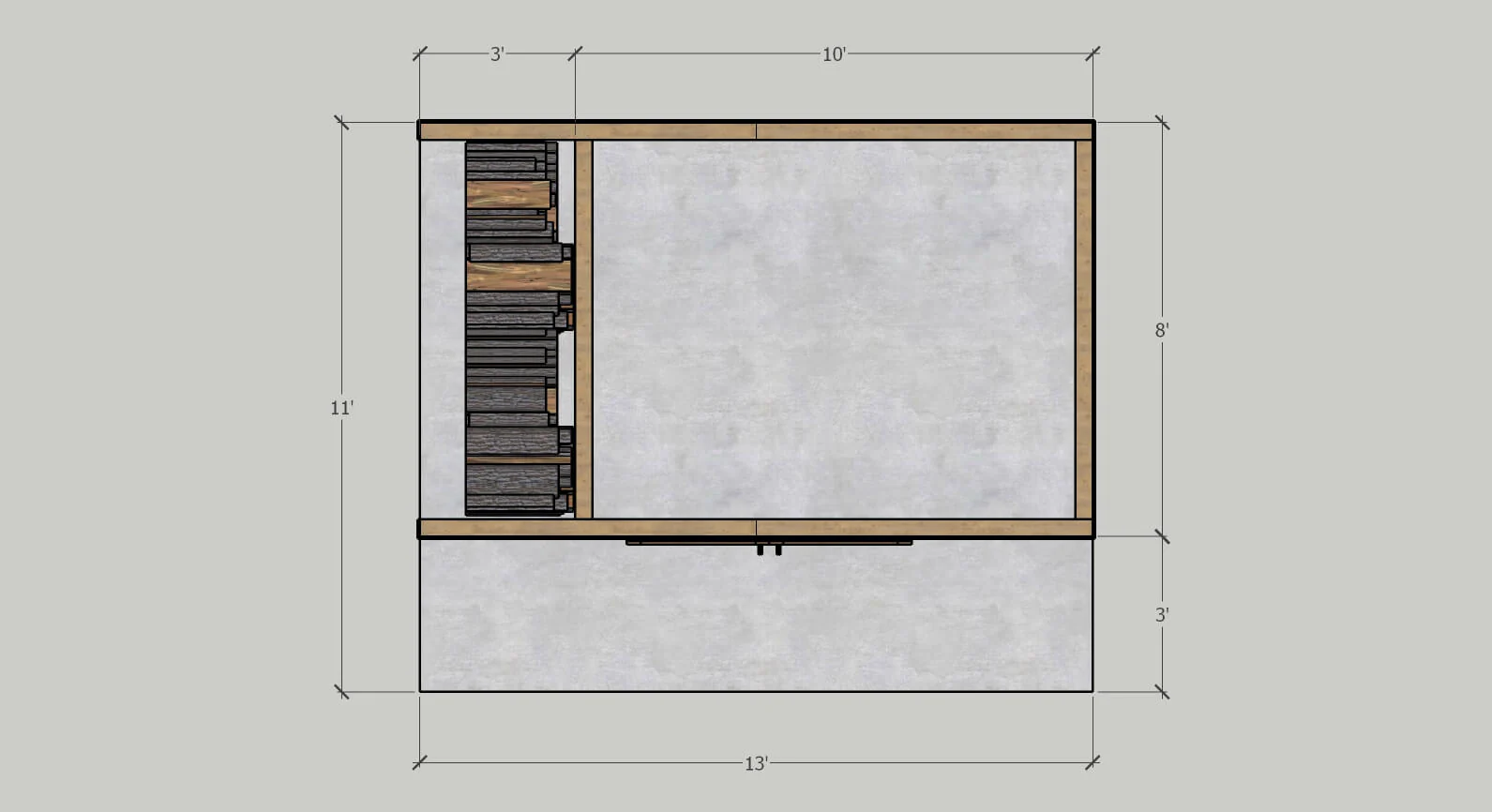 Woodland Storage Shed Outbuilding - Image 6