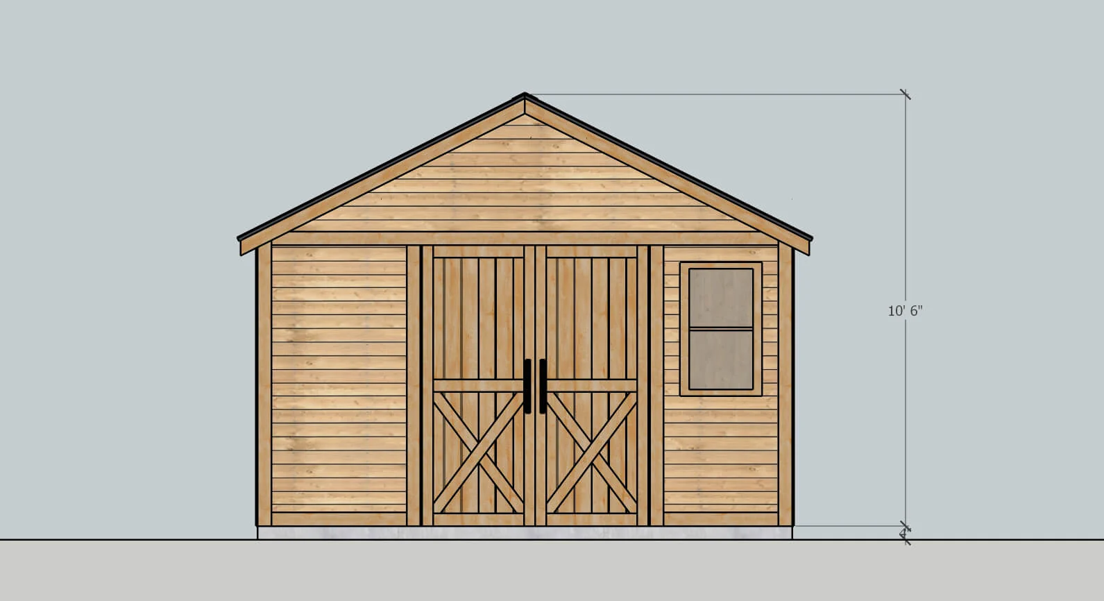 Woodland Storage Shed Outbuilding - Image 7