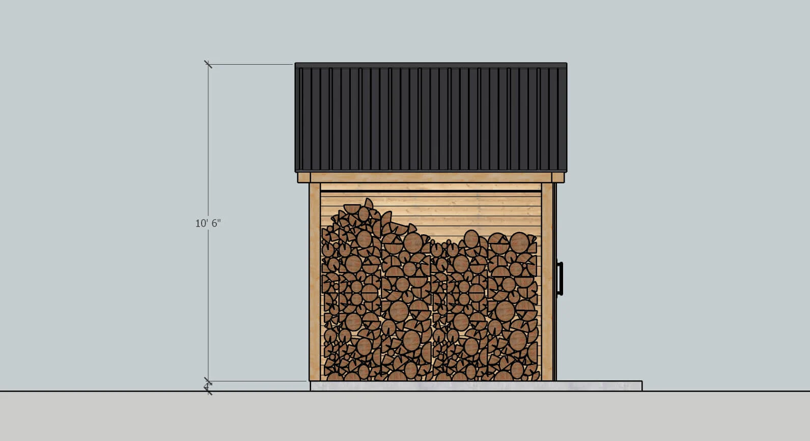 Woodland Storage Shed Outbuilding - Image 8