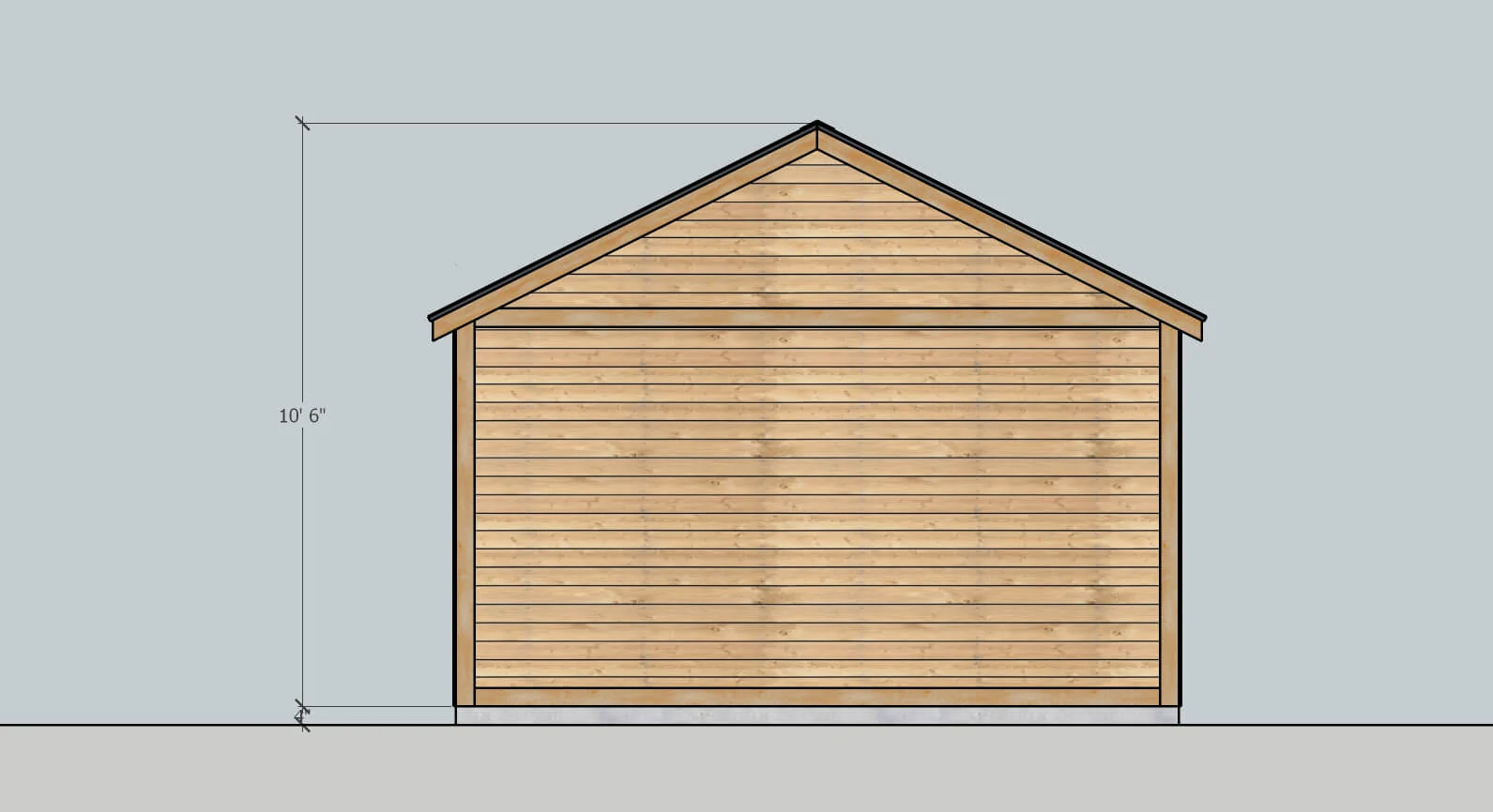 Woodland Storage Shed Outbuilding - Image 9